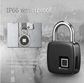 Fingerprint padlock smart lock - MIKASO HOME