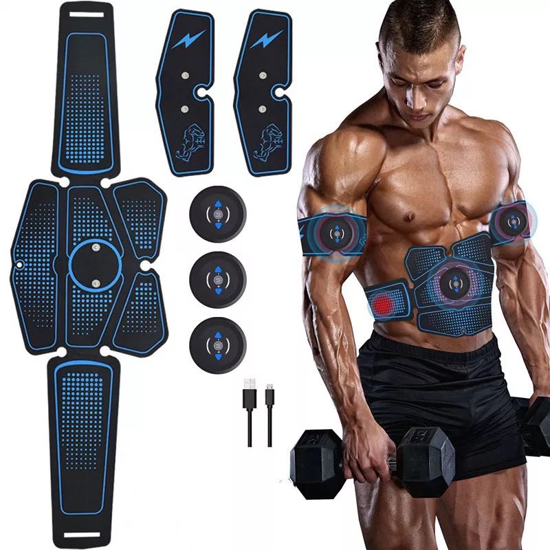 Abdominal muscle training with EMS fitness equipment - MIKASO HOME