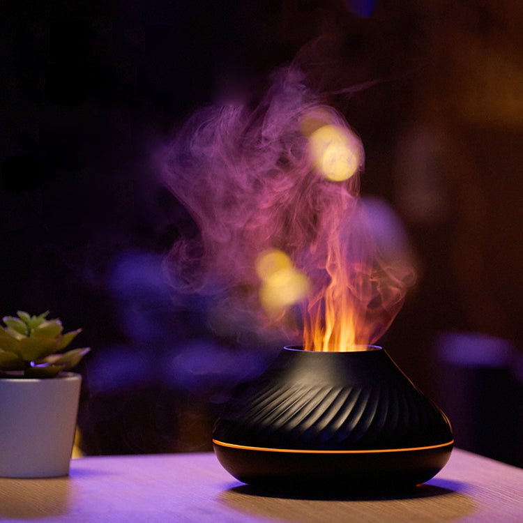 Newest RGB Flame Aroma Diffuser Flame Humidifier - MIKASO HOME