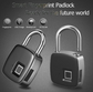 Fingerprint padlock smart lock - MIKASO HOME