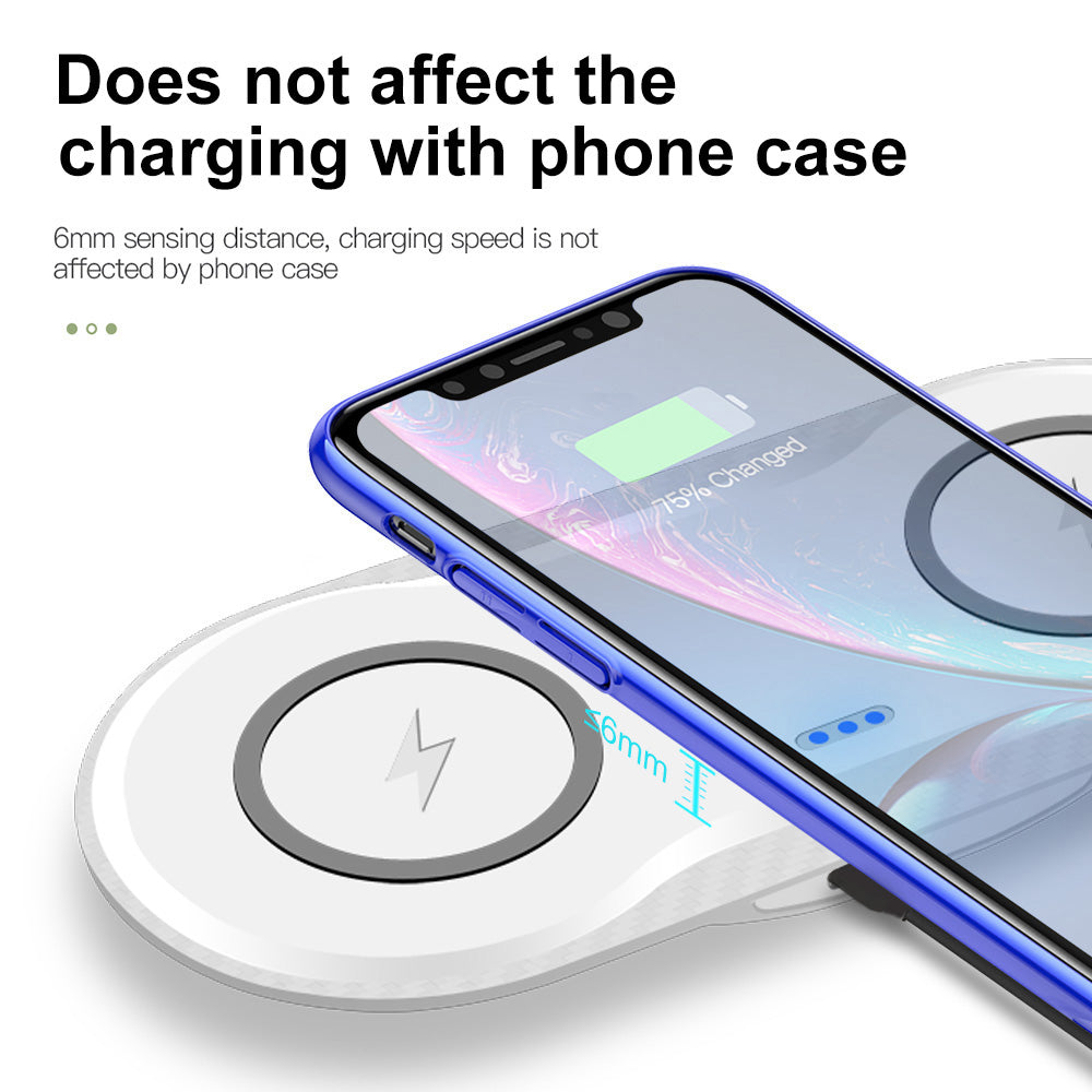 Wireless Charger Dual Mobile Phone Charger - MIKASO HOME