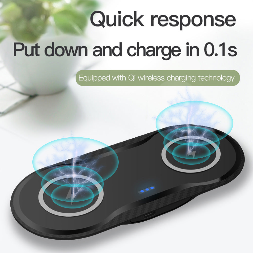 Wireless Charger Dual Mobile Phone Charger - MIKASO HOME