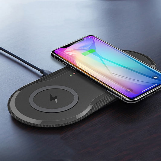 Wireless Charger Dual Mobile Phone Charger - MIKASO HOME