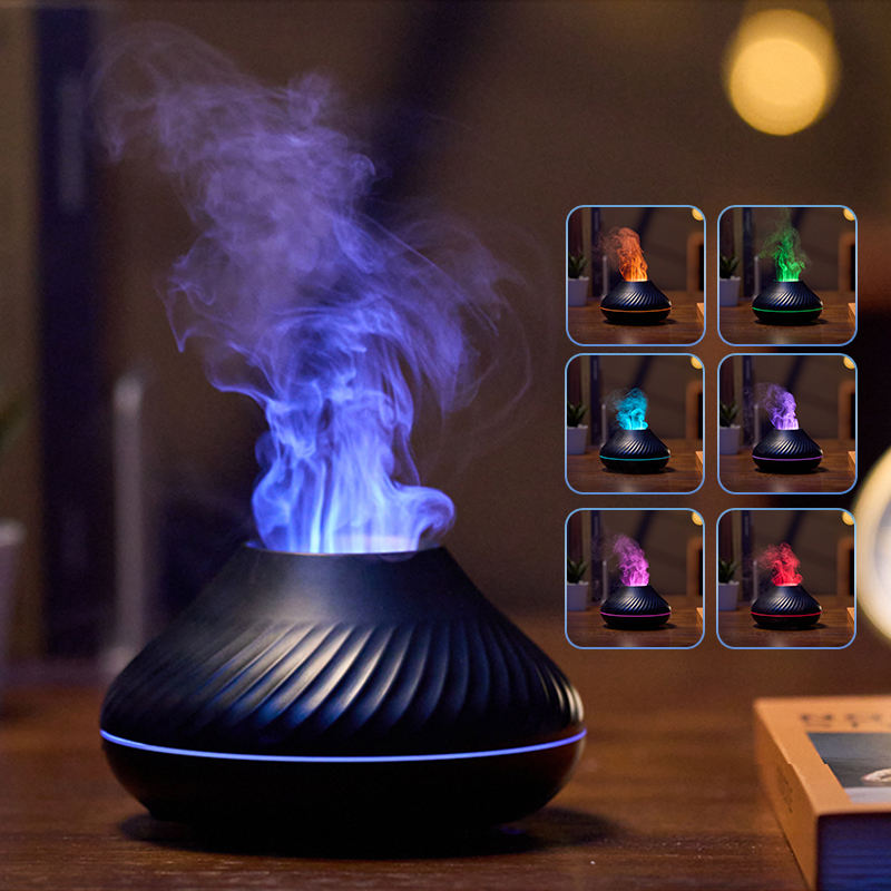 Newest RGB Flame Aroma Diffuser Flame Humidifier - MIKASO HOME