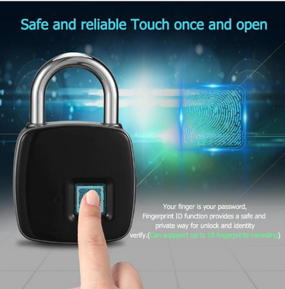 Fingerprint padlock smart lock - MIKASO HOME