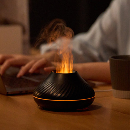 Newest RGB Flame Aroma Diffuser Flame Humidifier - MIKASO HOME